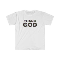 Faith shirts with the words Thank God for personal expressions worship