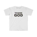 Faith shirts with the words Thank God for personal expressions worship