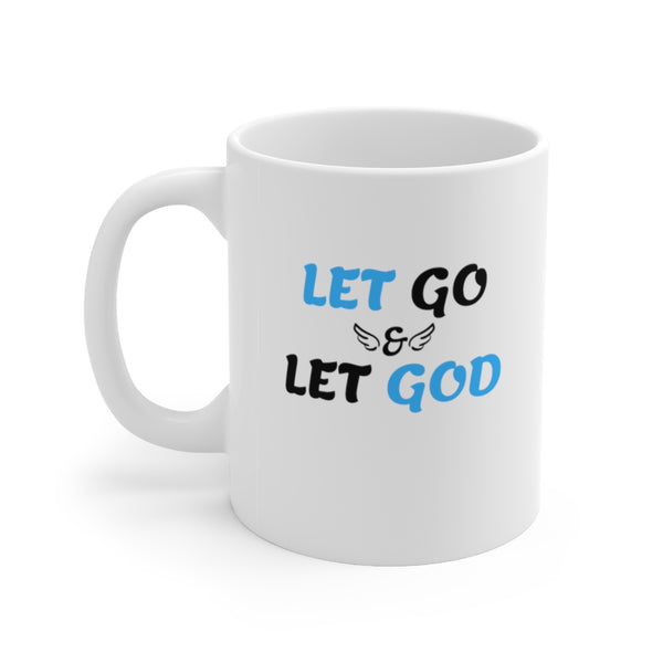 Let Go and Let God - Faith Mugs with words of encouragement for a friend
