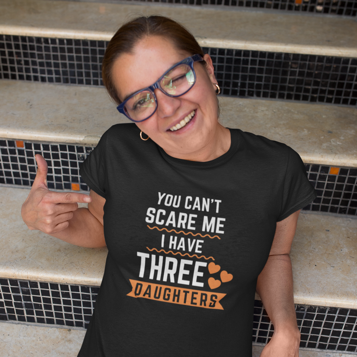 You Can’t Scare Me I Have Three Daughters Amazing Funny Tees for personal Expressions