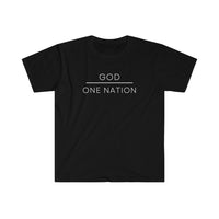 God One Nation black t shirt faith shirts and American patriotic shirts