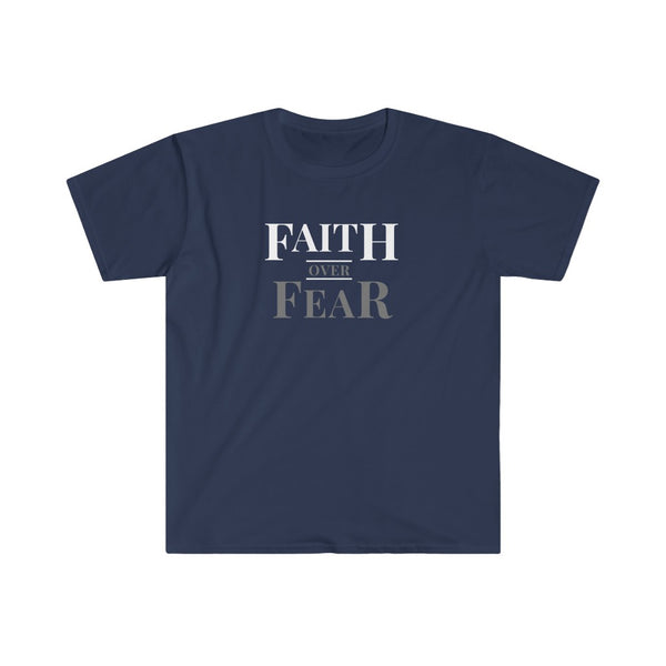 Faith over Fear shirts with bold letters for personal expression