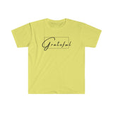 Faith t-shirt in yellow printed on quality awesome tee