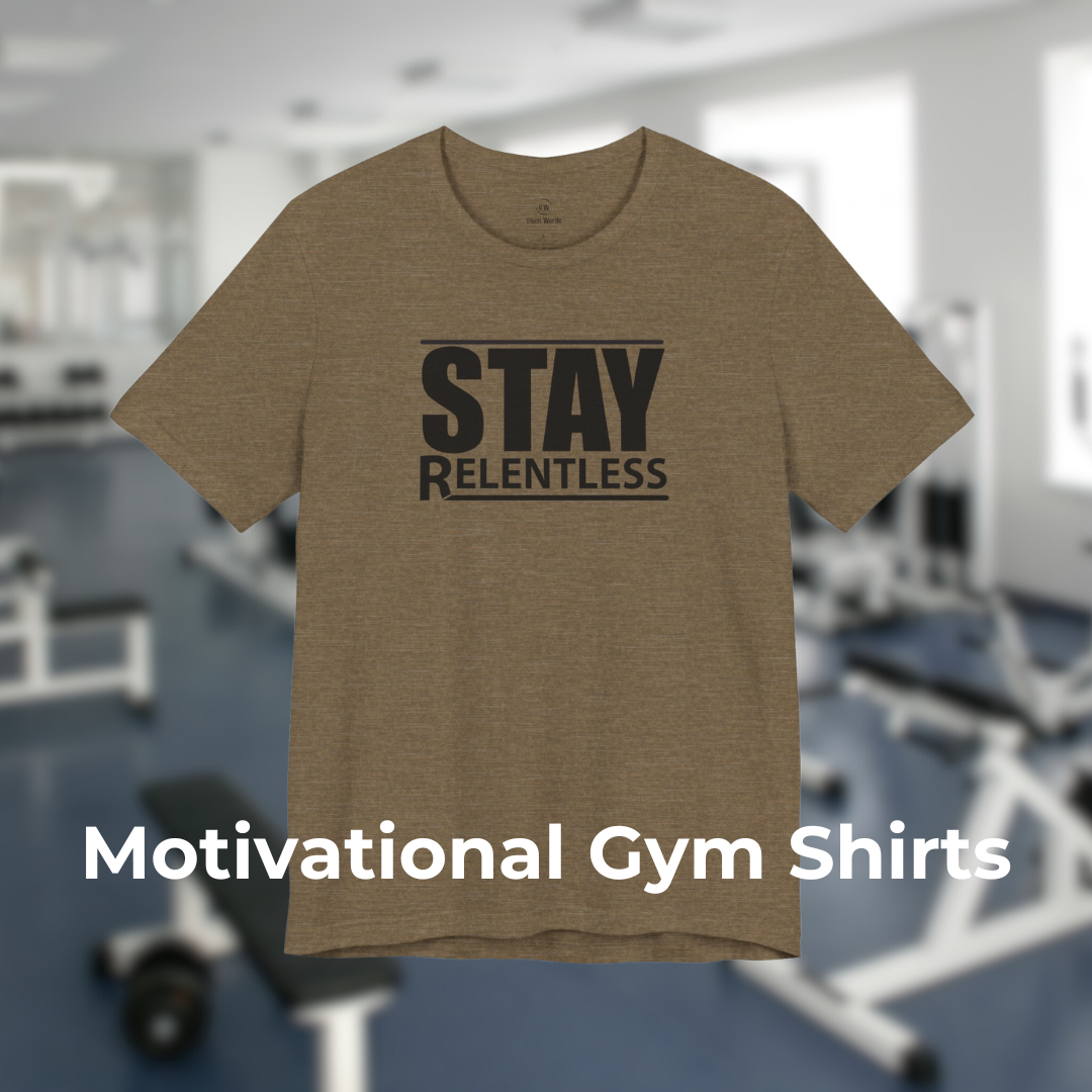 Motivational Gym Shirts collection one gym tee show cased